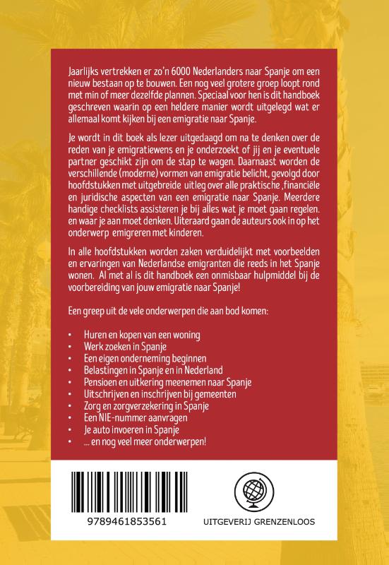 Achterkant van Succesvol emigreren naar Spanje