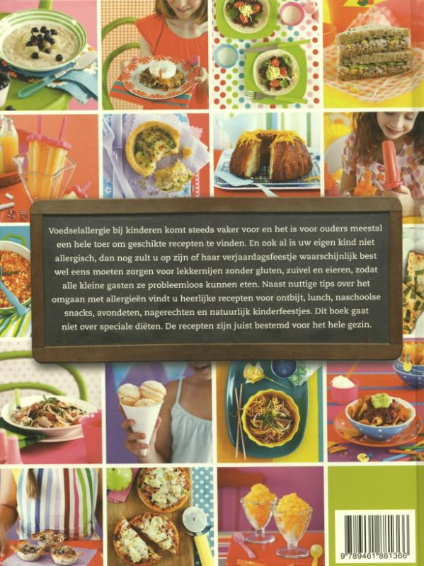 Achterkant van Koken voor kids met allergieen