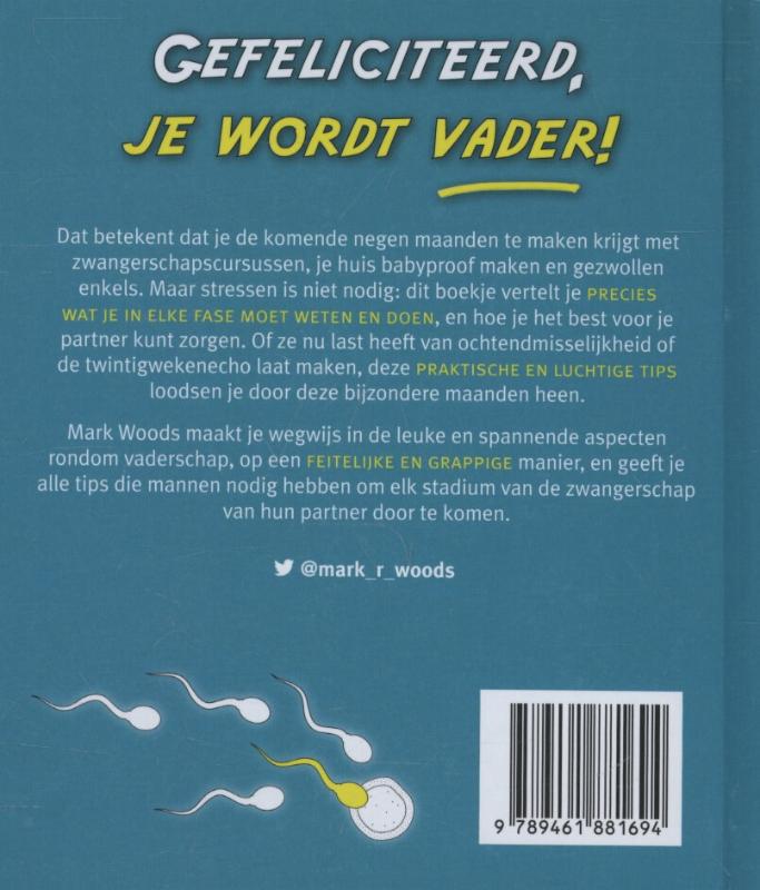 Achterkant van 101 zwangerschaptips voor mannen