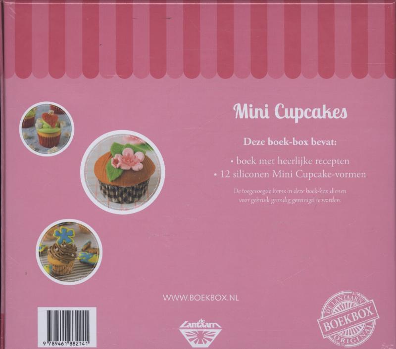 Achterkant van Mini cupcakes boutique