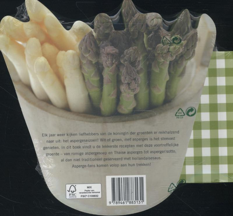 Achterkant van De smaak van asperges