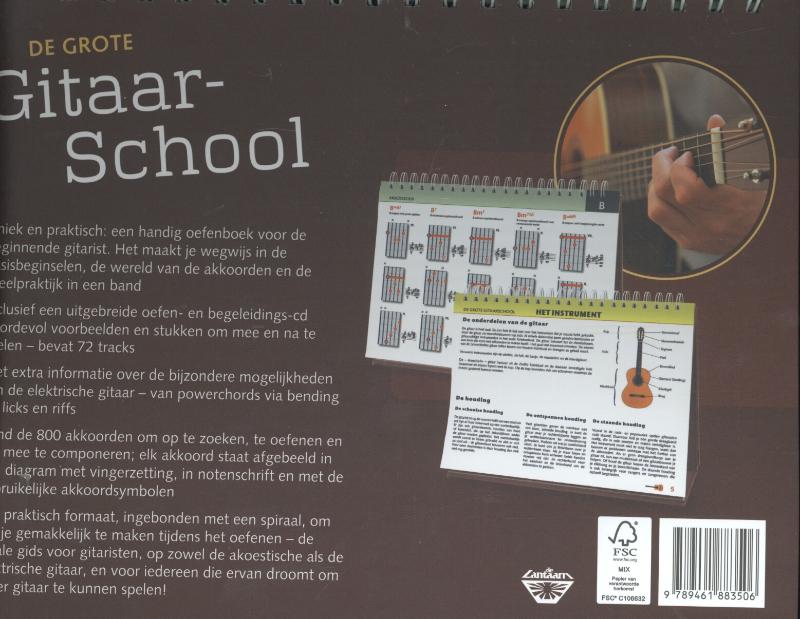 Achterkant van De grote gitaarschool