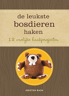 Achterkant van De leukste bosdieren haken boek-box