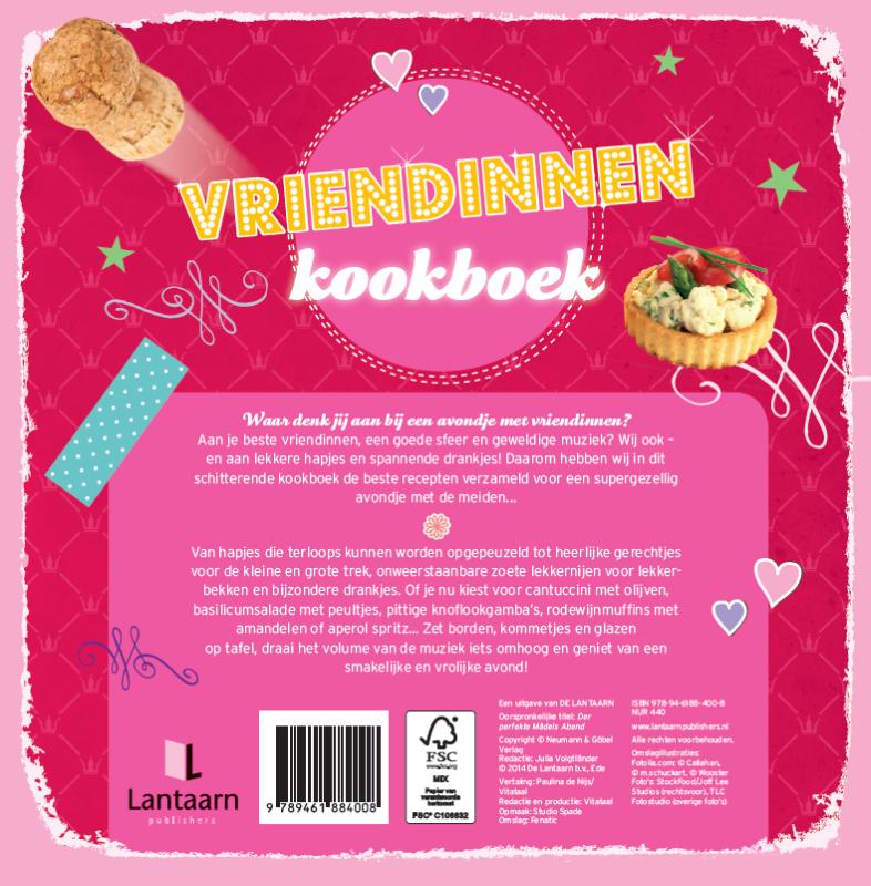 Achterkant van Vriendinnenkookboek