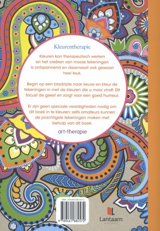 Achterkant van Kleuren therapie