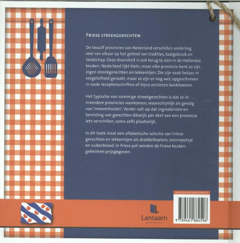 Achterkant van Friese pot