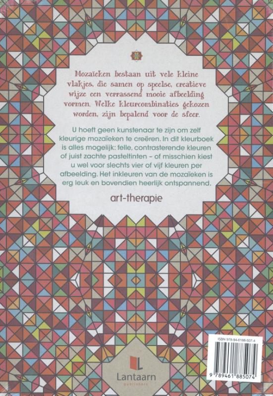 Achterkant van Mooi mozaiek
