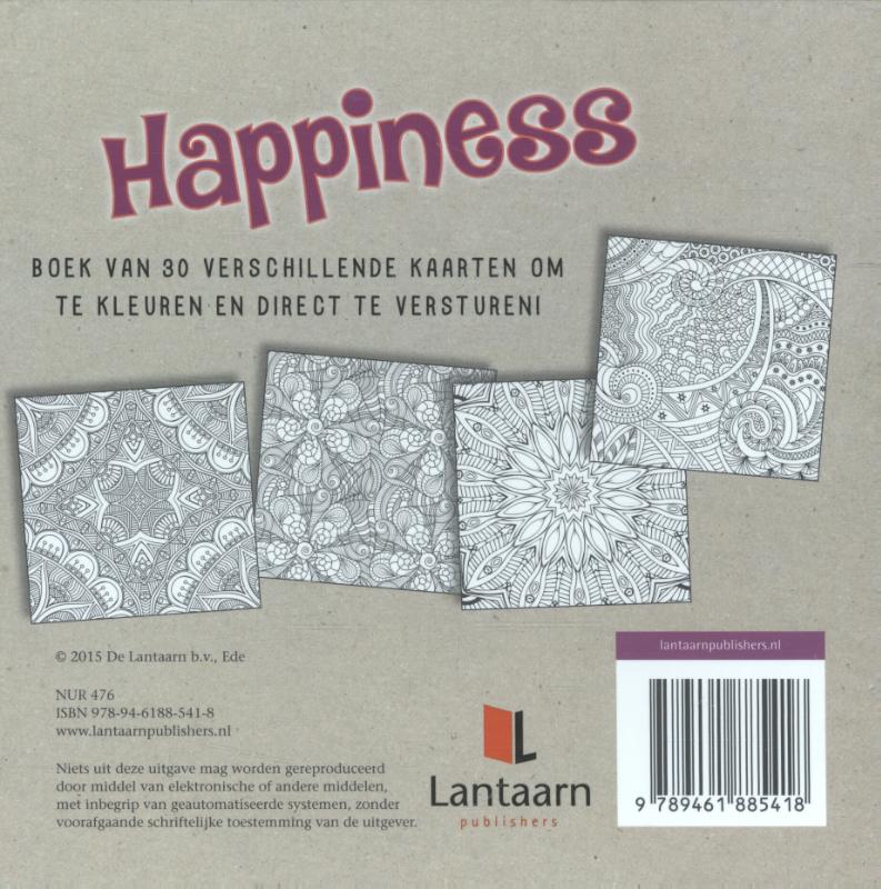 Achterkant van Happiness