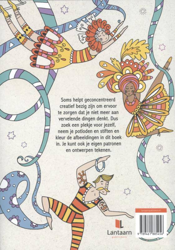 Achterkant van Creatief kleuren voor kinderen