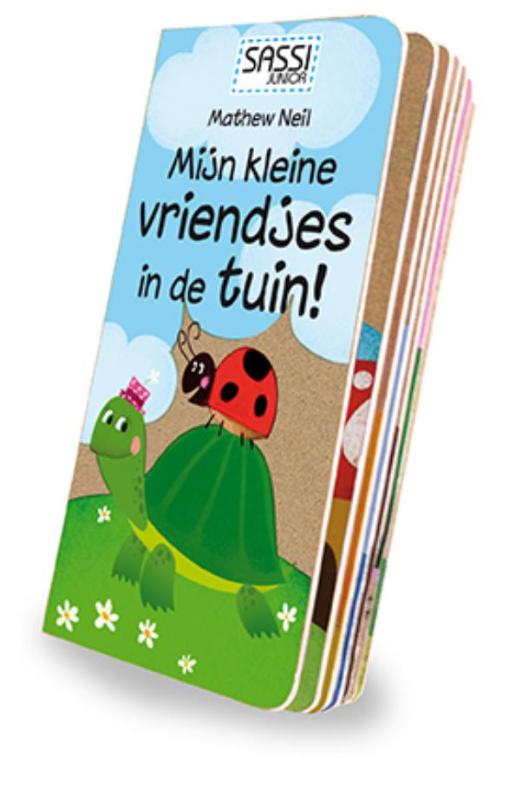 Achterkant van Mijn kleine vriendjes in de tuin