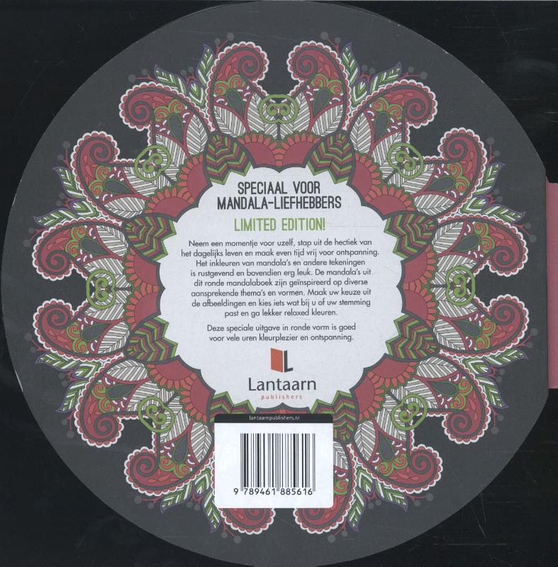 Achterkant van 100 Creaties Mandala