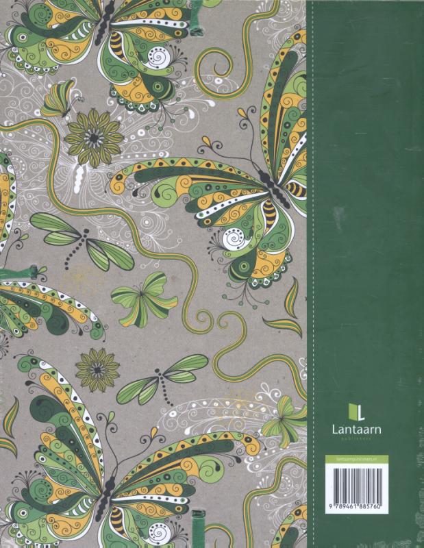Achterkant van Creative colors bewaarmap groen