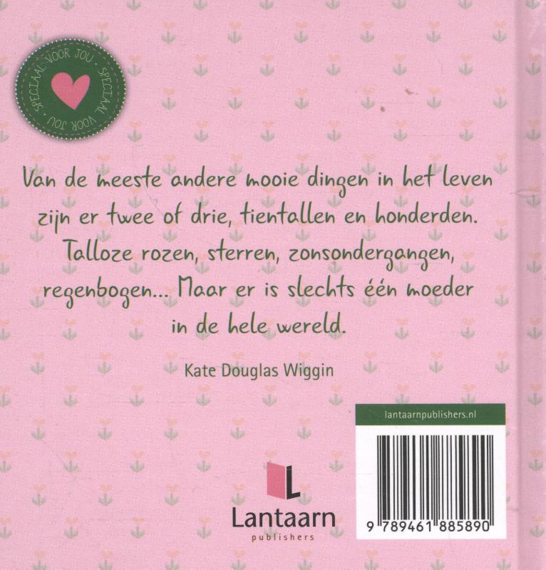 Achterkant van Voor de liefste mama