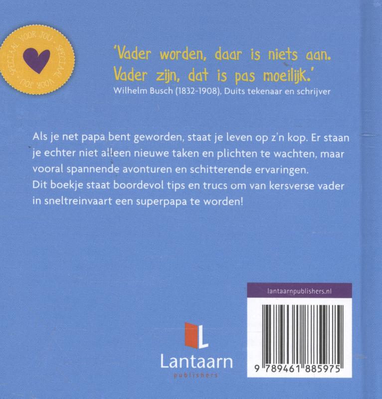 Achterkant van Papa voor beginners