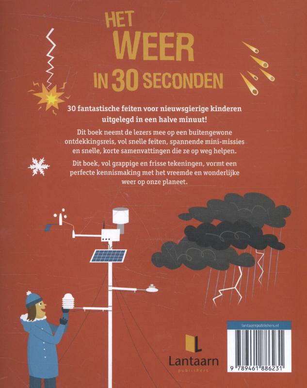 Achterkant van Het weer in 30 seconden