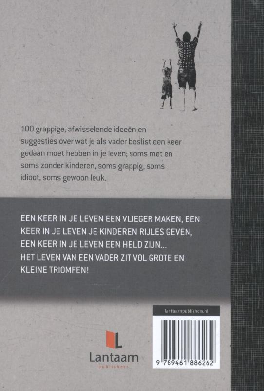 Achterkant van 100 dingen die een vader eens in zijn leven moet hebben gedaan