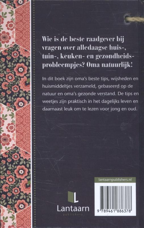Achterkant van Vraag het oma
