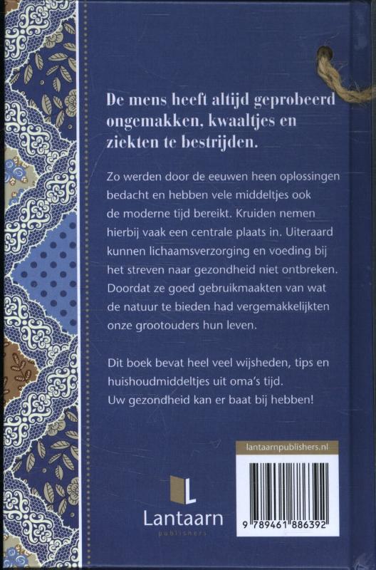 Achterkant van Vraag het het oma