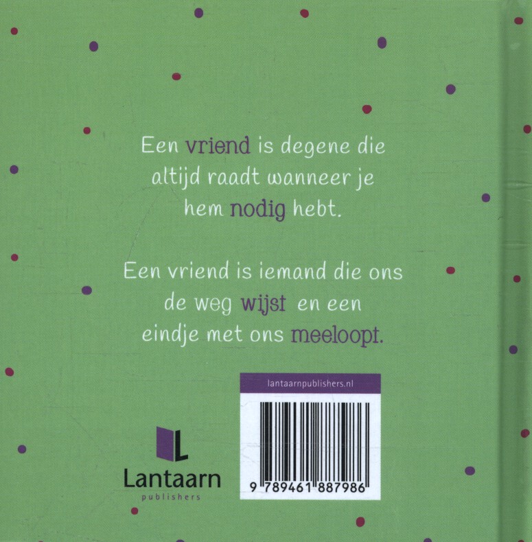 Achterkant van You really are my favorite friend