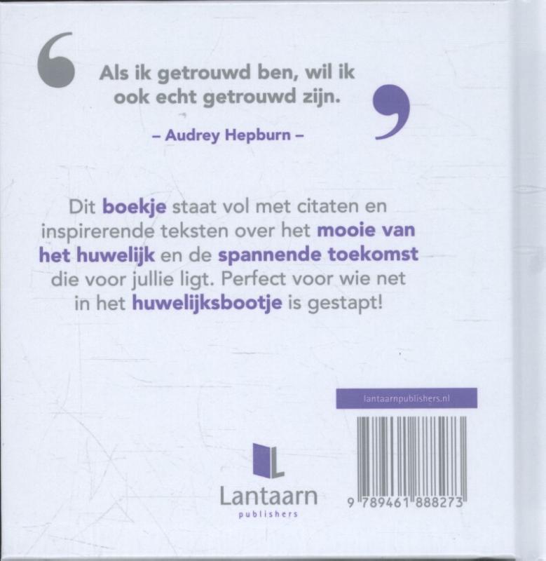 Achterkant van Mr & Mrs