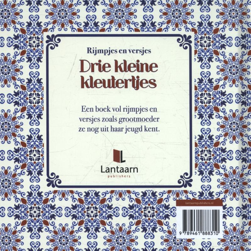 Achterkant van Drie kleine kleutertjes