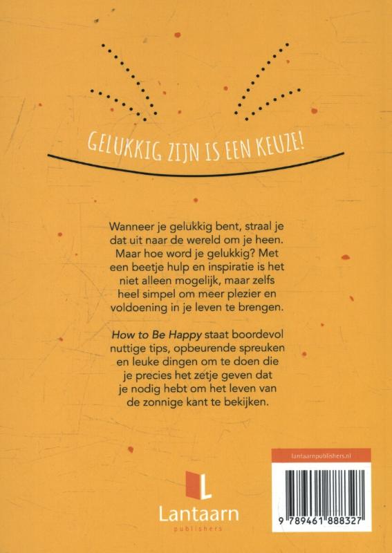 Achterkant van How to be happy