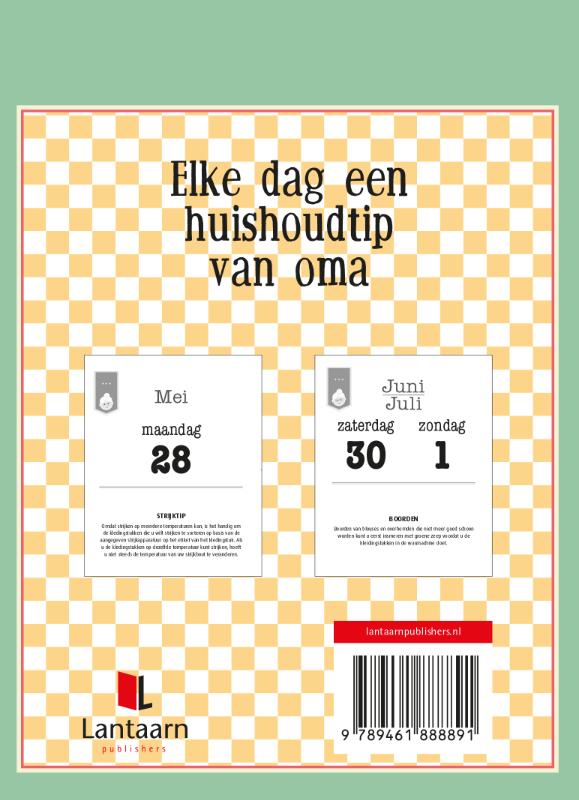 Achterkant van 2018