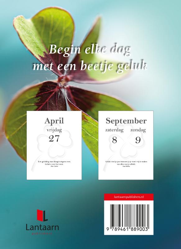 Achterkant van 2018