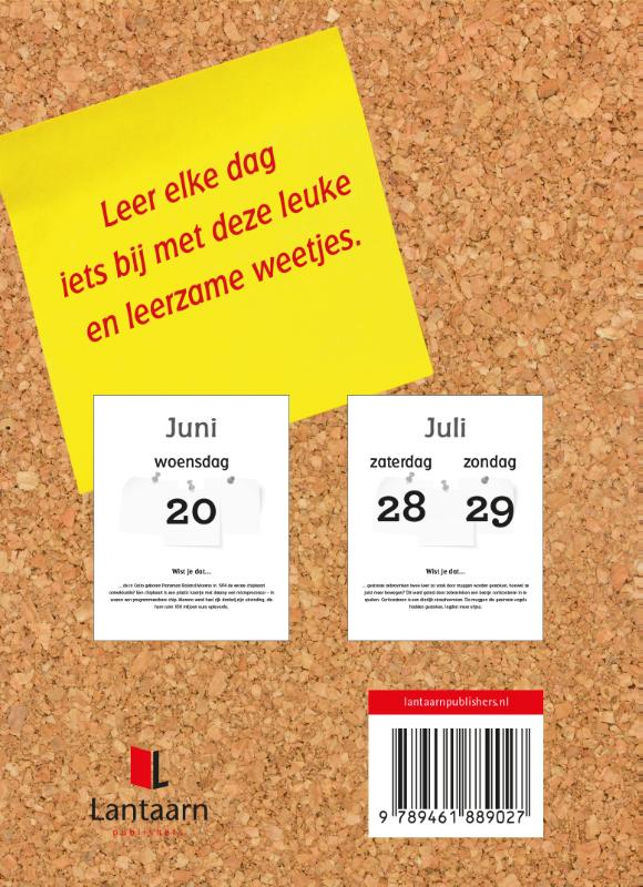 Achterkant van 2018