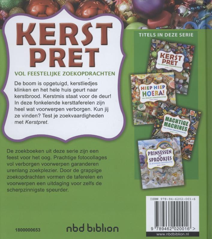 Achterkant van Kerstpret