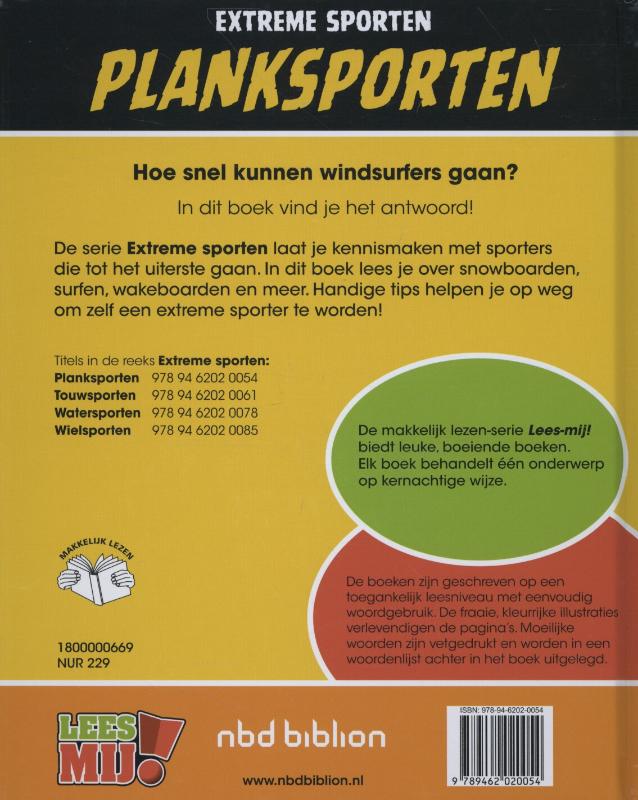 Achterkant van Planksporten