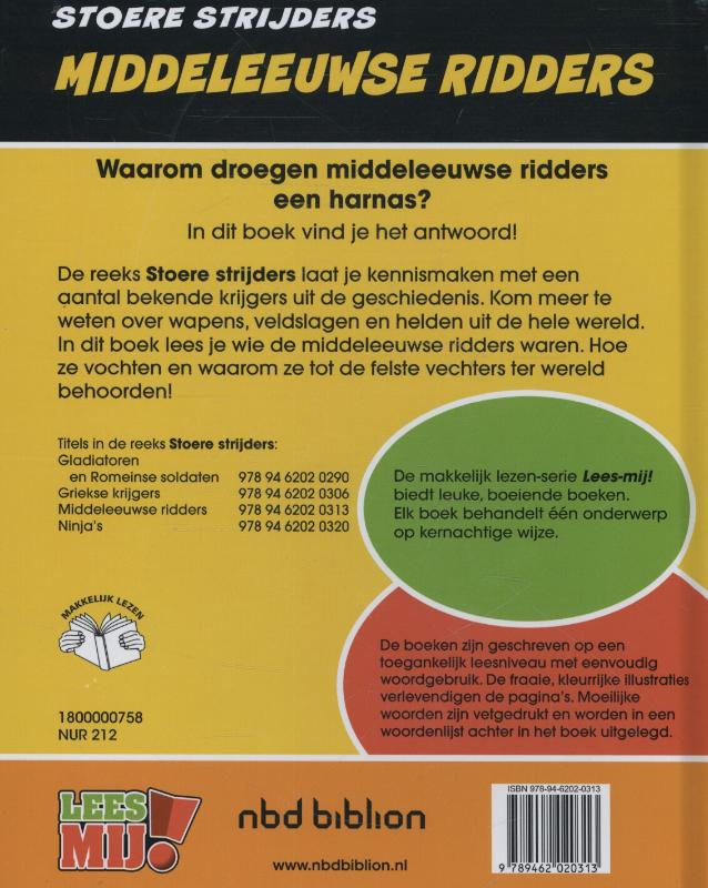 Achterkant van Middeleeuwse ridders