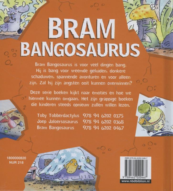Achterkant van Bram bangosaurus