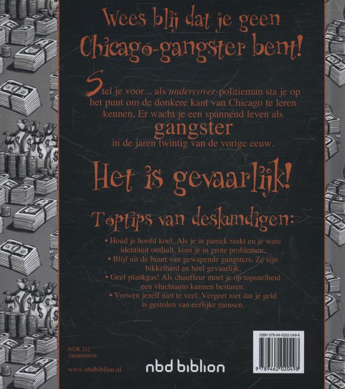Achterkant van Wees blij dat je geen Chicago gangster bent