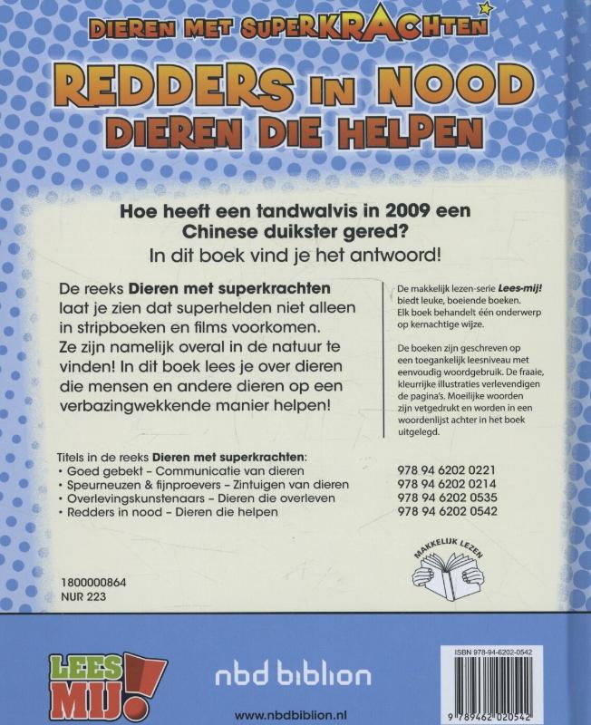 Achterkant van Redders in nood