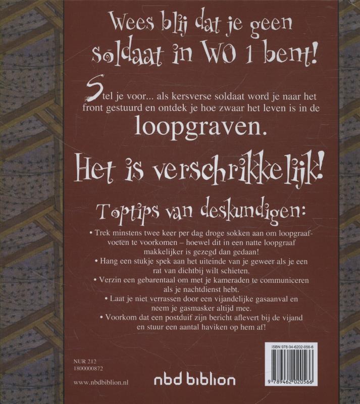Achterkant van Wees blij dat je geen piloot in WO 1 bent!
