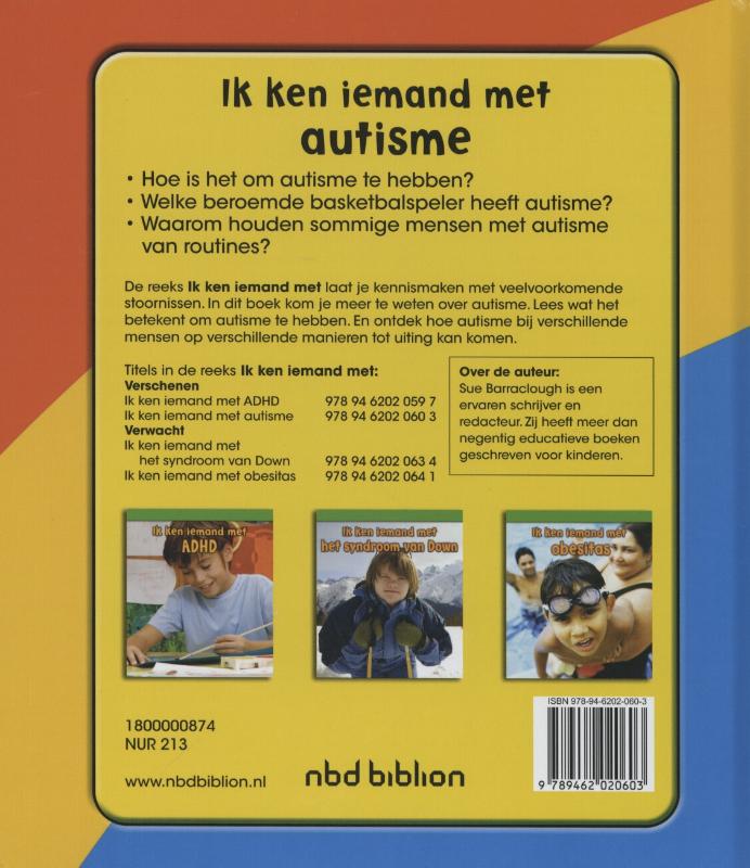 Achterkant van Autisme