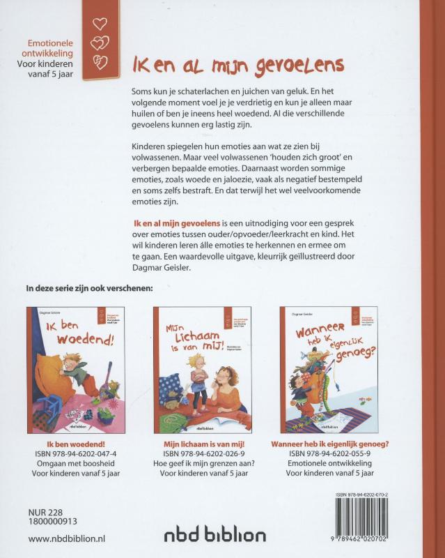 Achterkant van Ik en al mijn gevoelens