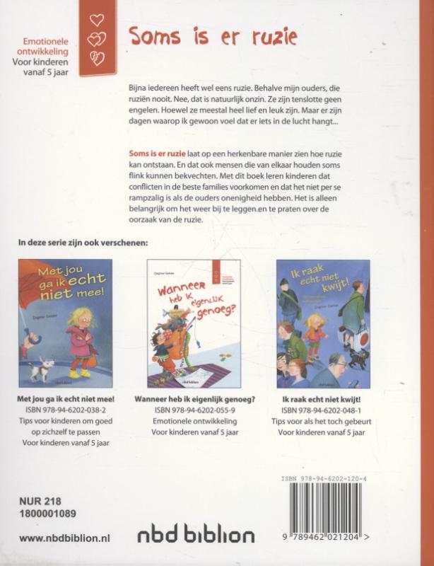 Achterkant van Soms is er ruzie