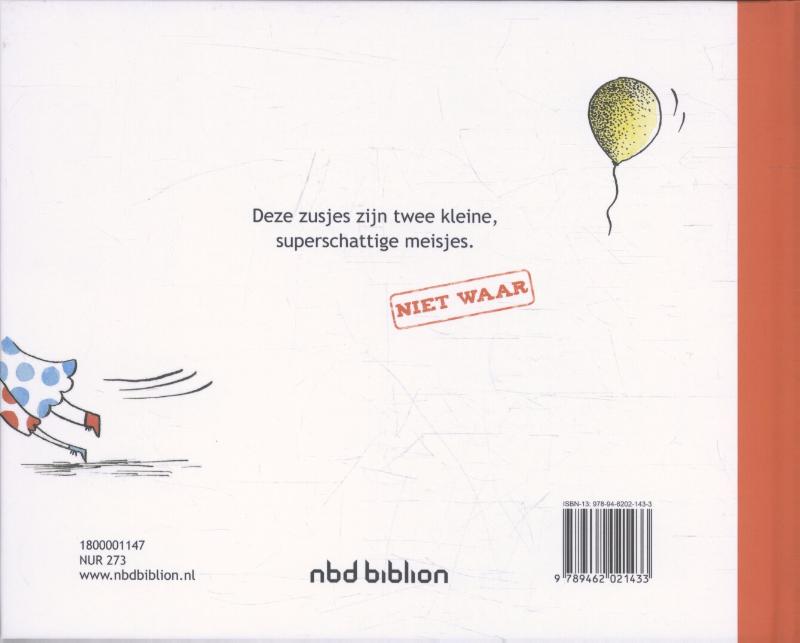 Achterkant van De nare zusjes