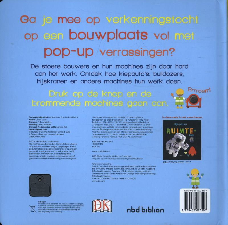 Achterkant van Mijn pop-up bouwboek