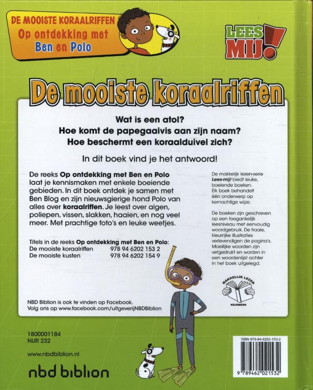 Achterkant van De mooiste koraalriffen
