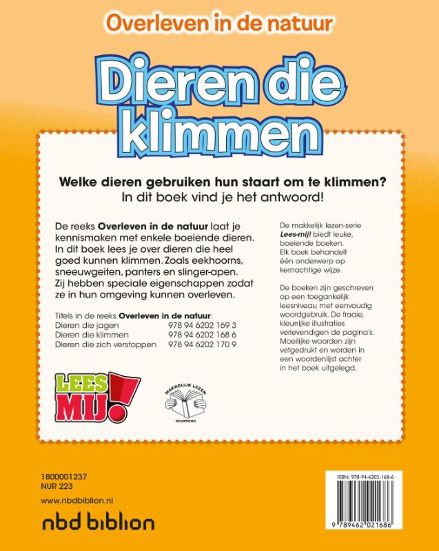 Achterkant van Dieren die klimmen