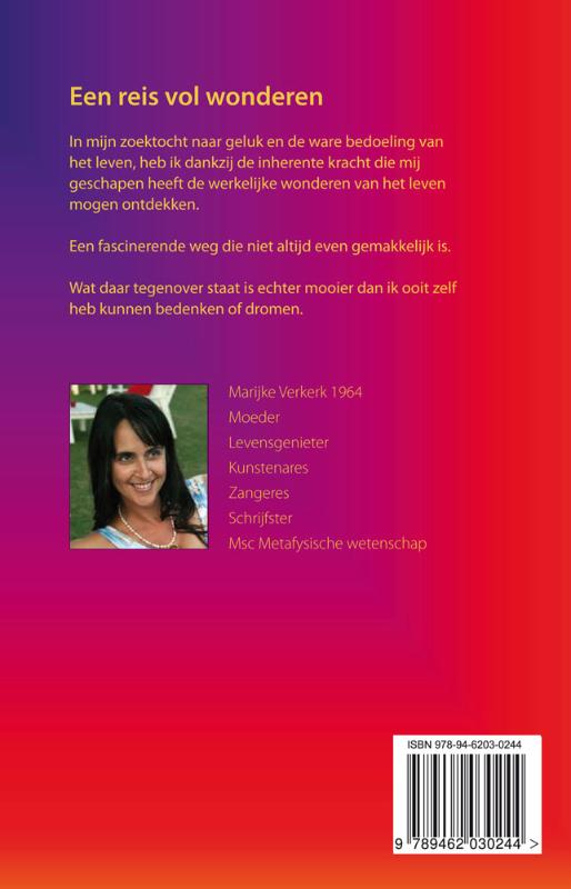 Achterkant van Een reis vol wonderen