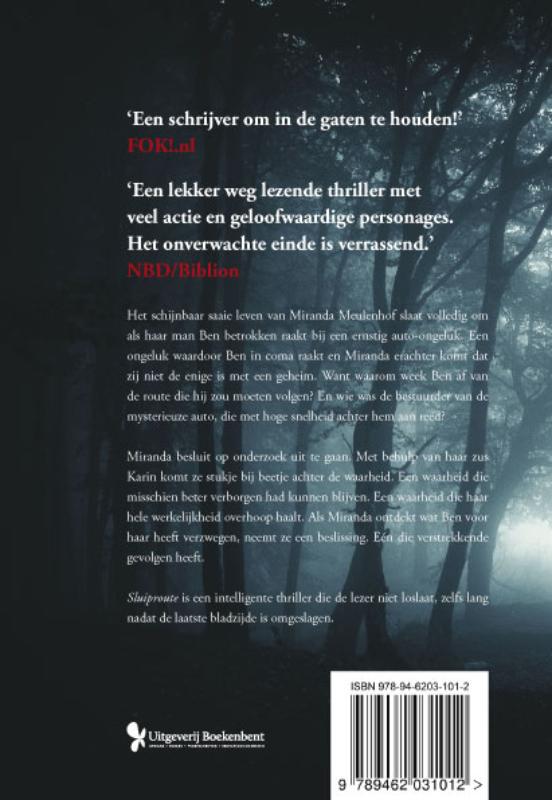 Achterkant van Sluiproute