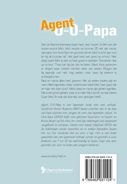 Achterkant van Agent 0-0-papa