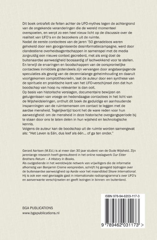 Achterkant van Ufo's en de ruimtemensen