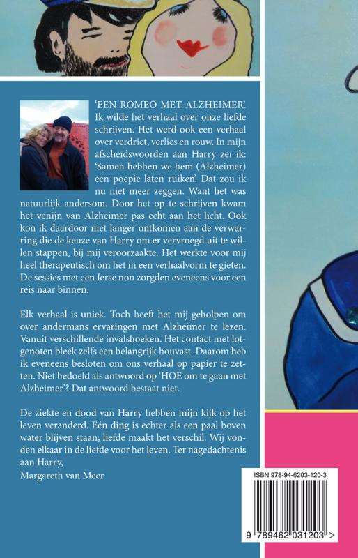 Achterkant van Een romeo met alzheimer