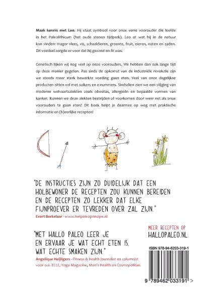 Achterkant van Hallo Paleo