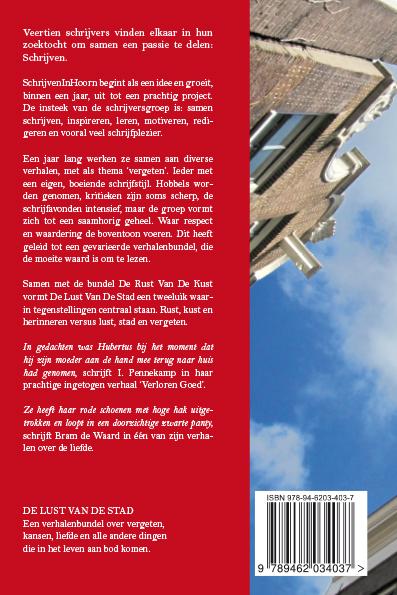 Achterkant van De lust van de stad